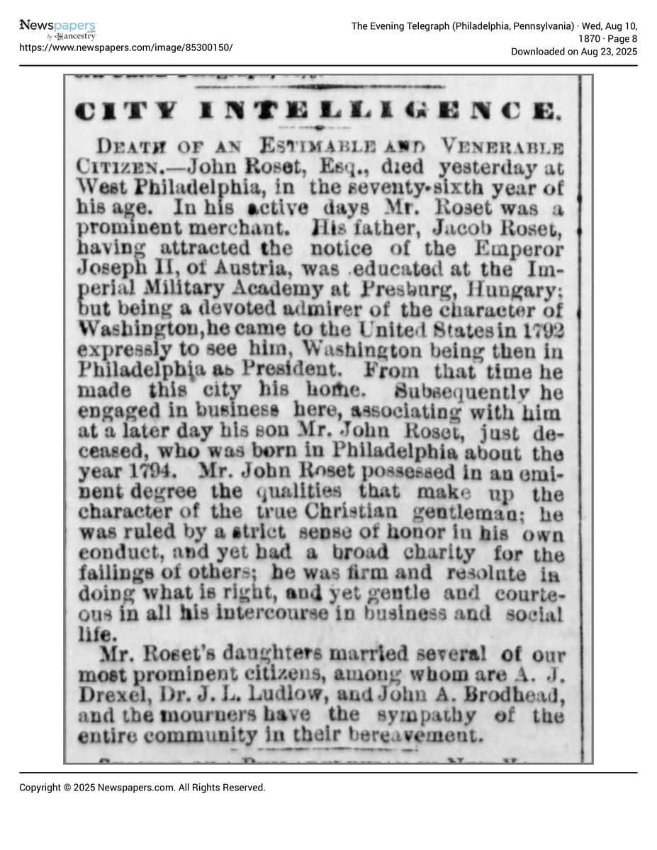 The Evening Telegraph 1870 08 10 Page 8 document preview