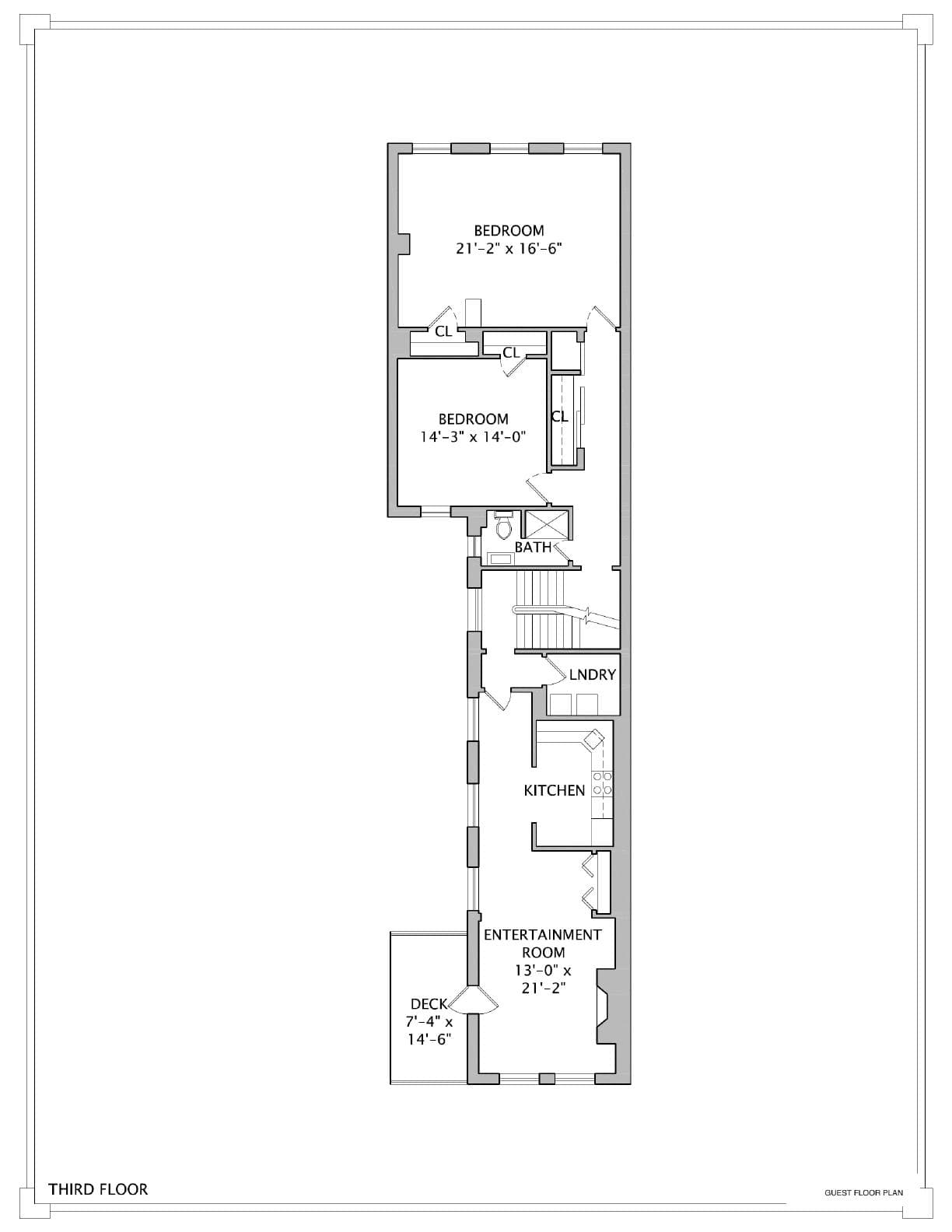 Third Floor Plan