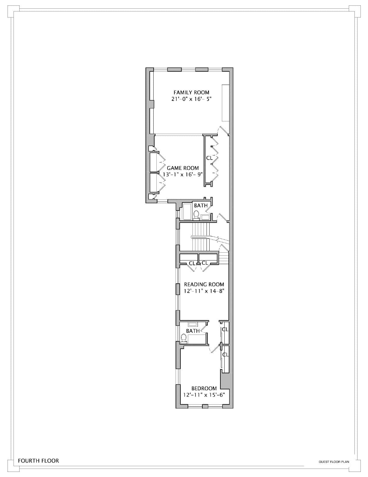 Fourth Floor Plan