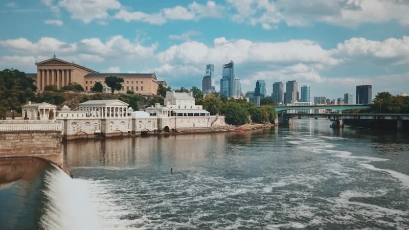 Schuylkill River Trail near Center City Philadelphia