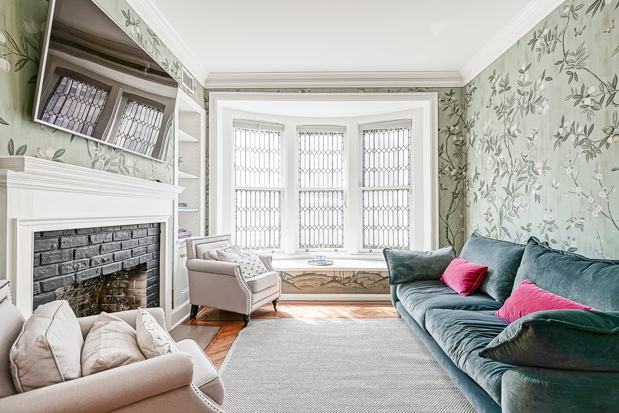 Interior of The Rittenhouse Residence at 1822 Pine Street, two blocks from Rittenhouse Square