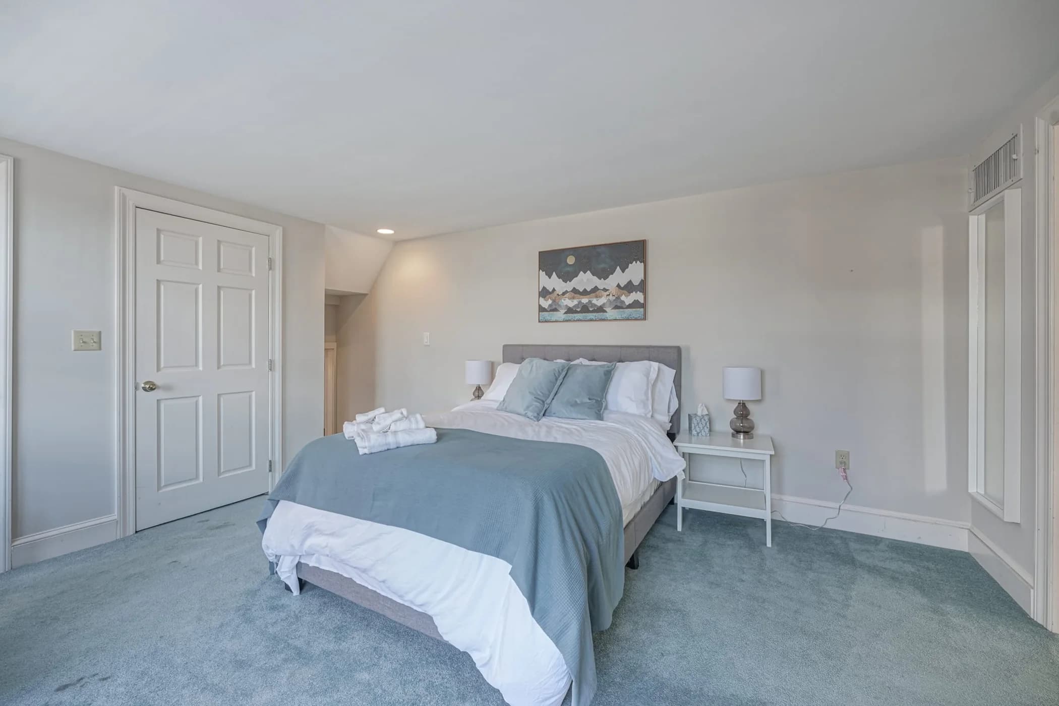 Bedroom 5 — Queen bed, fourth floor