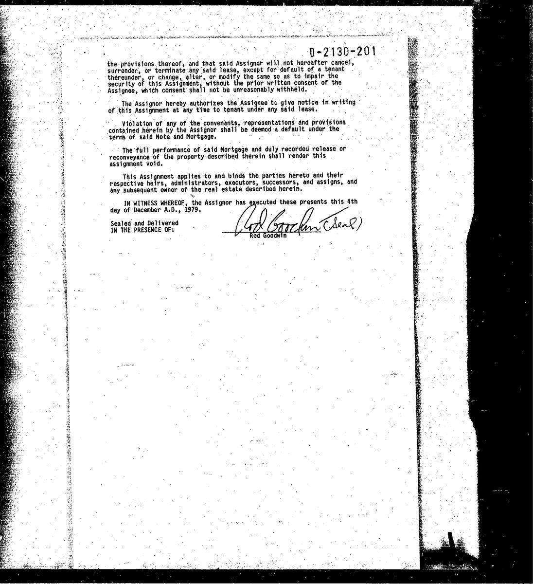 1822 Pine - 1979 Deed document page