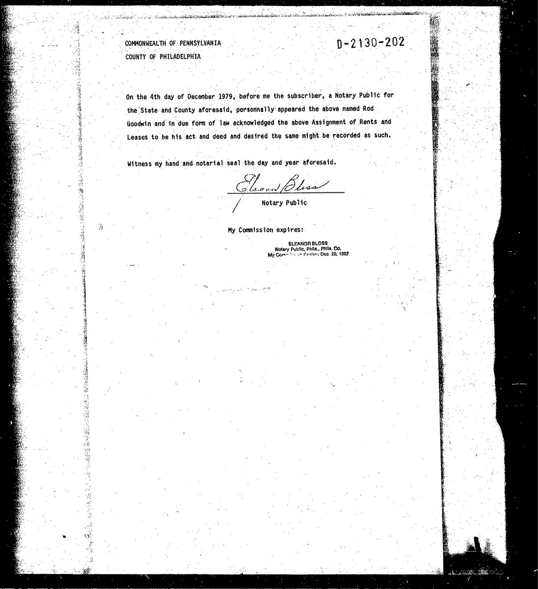 1822 Pine - 1979 Deed document page