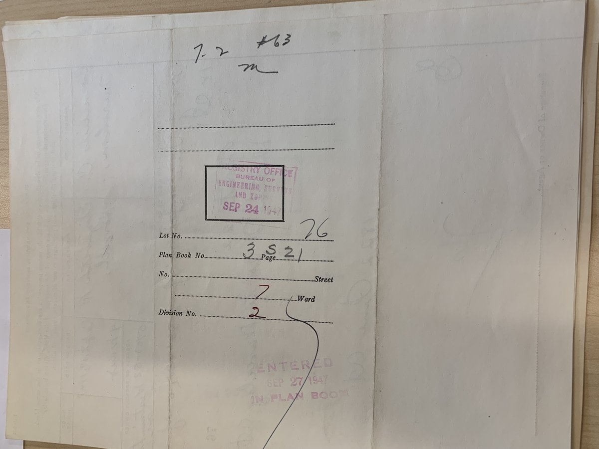 1947 Deed abstract - 2 document page