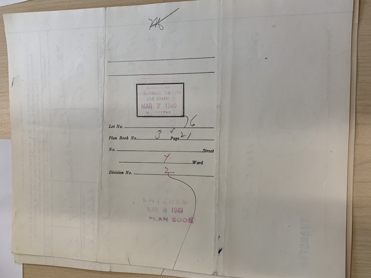 1949 Deed abstract - 2 document page