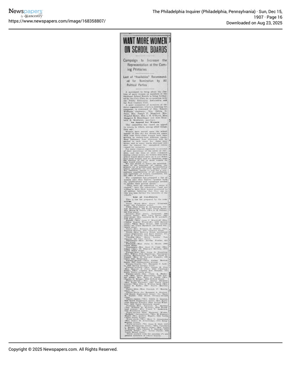 The Philadelphia Inquirer 1907 12 15 Page 16 document page