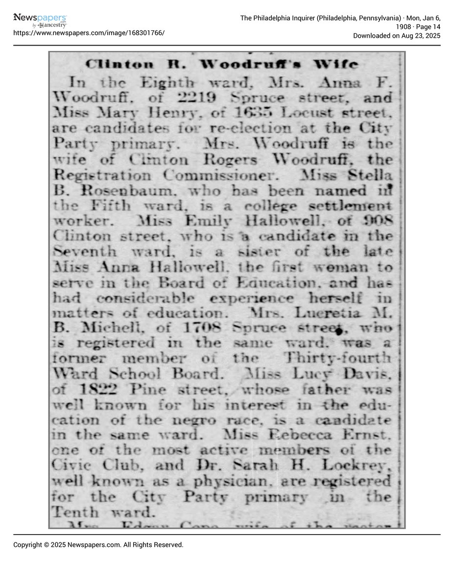 The Philadelphia Inquirer 1908 01 06 Page 14 document page