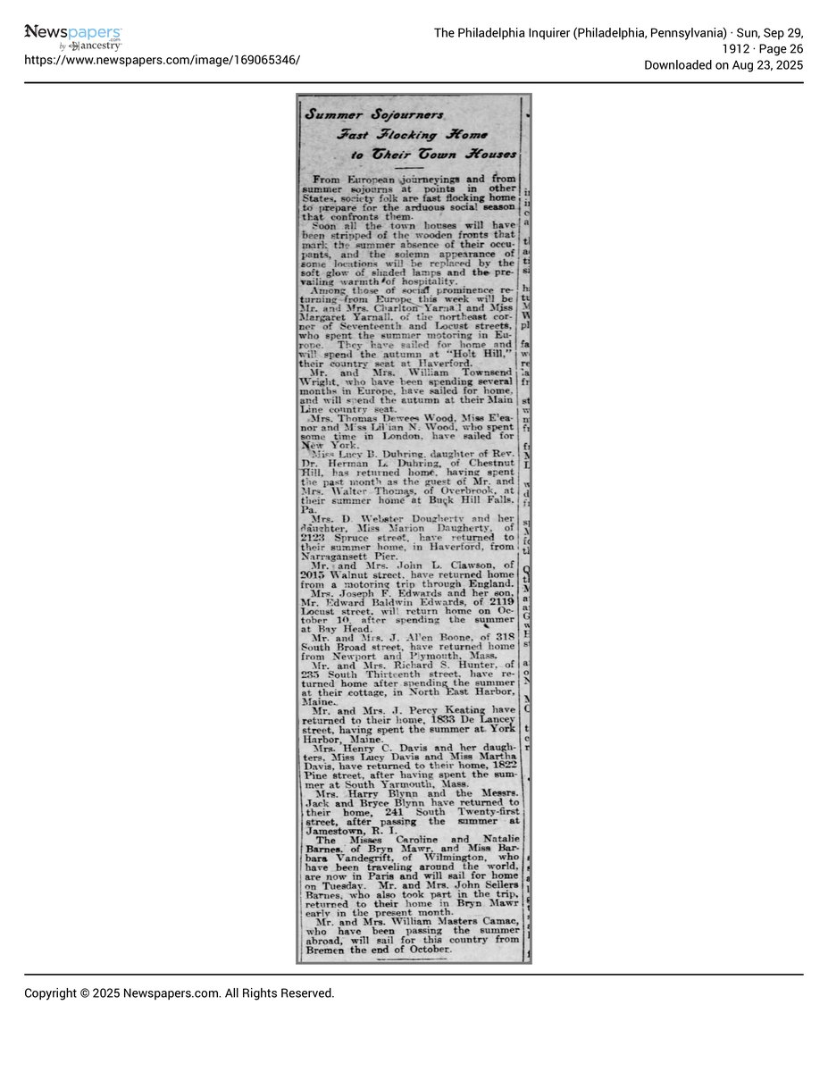 The Philadelphia Inquirer 1912 09 29 Page 26 document page