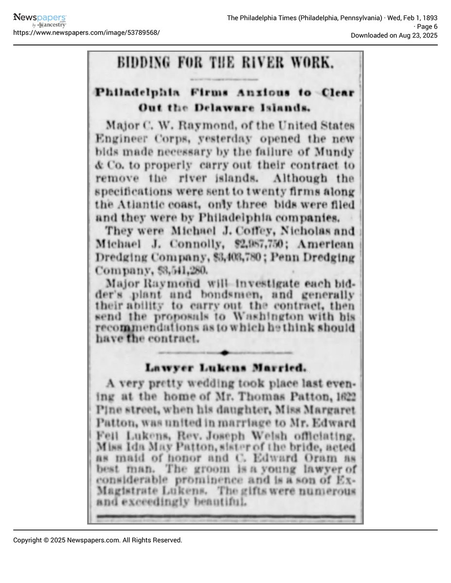 The Philadelphia Times 1893 02 01 Page 6 document page